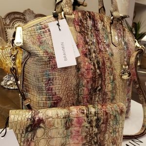 BRAHMIN Large Amethyst Duxbury